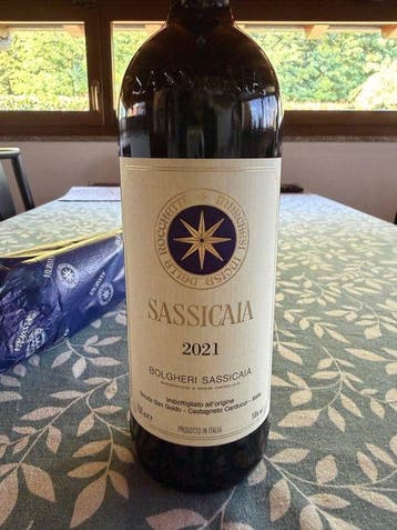 2021 Tenuta San Guido, Sassicaia - Super Tuscans - 1 Fles, Nieuw
