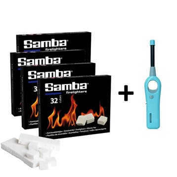 Samba Aanmaakblokjes - kerosine - veilig aansteken - wit..., Ophalen of Verzenden, Nieuw
