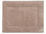 Jollein Cloudy Rib Milky Coffee 75 x 95 cm Boxkleed, Kinderen en Baby's, Boxen, Verzenden, Nieuw