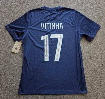 Paris Saint-Germain - Ligue 1 - Vitinha - Voetbalshirt, Nieuw
