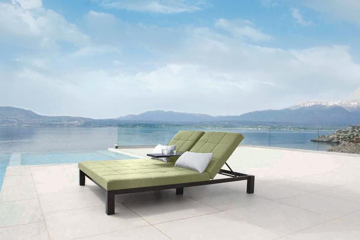 Flow. Twist tweepersoons ligbed Leaf |, Tuin en Terras, Tuinsets en Loungesets, Ophalen of Verzenden