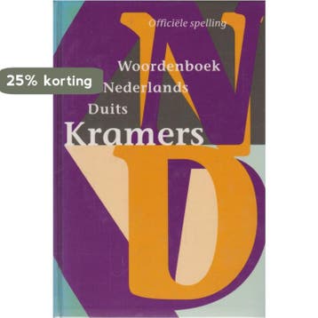 Nederlands-Duits Kramers handwoordenboek 9789068822984, Boeken, Woordenboeken, Verzenden, Gelezen