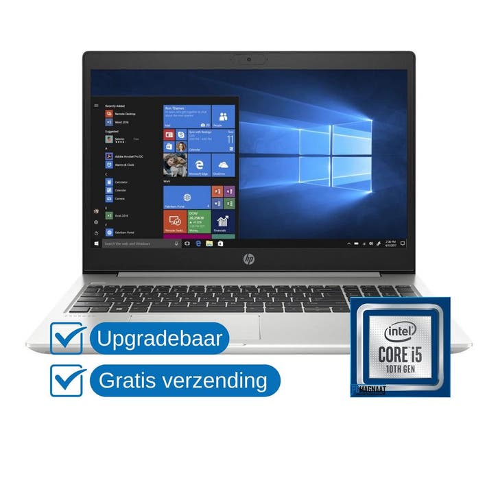 HP ProBook 450 G7 i5-10210U 8GB DDR4 256GB NVMe, Computers en Software, Windows Laptops, Minder dan 2 Ghz, SSD, Met videokaart