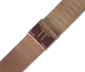 Rosé Goud Unisex Verwisselbaar Horlogebandje van Gewoven, Verzenden, Nieuw