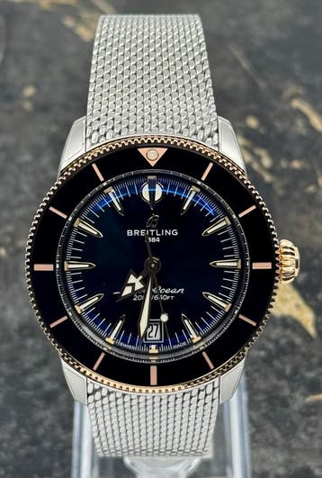 Breitling Superocean Heritage B3142mm - Gold UB3111241B1A1, Staal, Breitling, Polshorloge, Nieuw