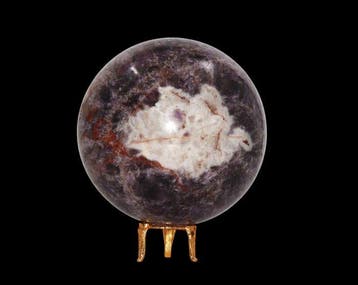 Grote 4,2 kg Blauwe Amethist Display Crystal Edelsteenbol -