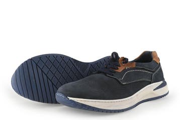 Hush Puppies Veterschoenen in maat 44 Blauw, Zo goed als nieuw, Hush Puppies, Veterschoenen, Verzenden