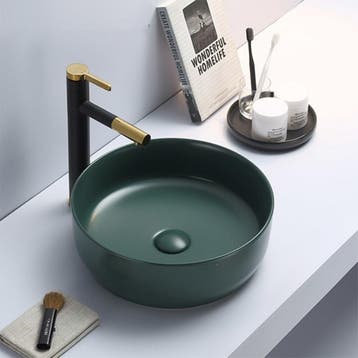 Waskom Sanilux Victoria Color Line Rond 39 cm Inclusief, Ophalen of Verzenden, Nieuw