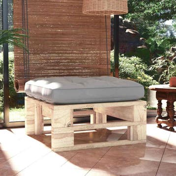 vidaXL Tuinhocker pallet geïmpregneerd grenenhout, Tuin en Terras, Verzenden, Nieuw