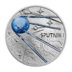 Niue. 1 Dollar 2022 1 oz Milky Way Series Sputnik I