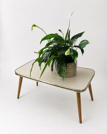 Bijzettafel - Hout, Metaal, Formica, Antiek en Kunst