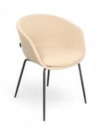 Tova kuipstoel, beige stoffering, Ophalen of Verzenden, Gebruikt, Overige kleuren