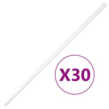vidaXL Kabelgoten met klemmen Ø20 mm 30 m PVC, Verzenden, Nieuw