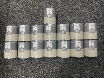 Veiling - 15x Moodpaints Timeless Taupe Krijtverf - 100 ml, Doe-het-zelf en Verbouw, Verf, Beits en Lak, Nieuw