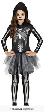 Skeletkostuum Met Tule Rok Voor Meisjes, Ophalen of Verzenden, Nieuw