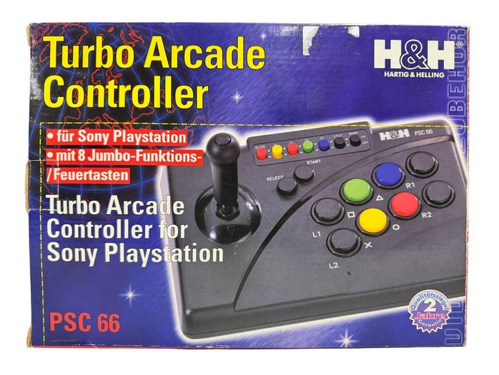 H&H Turbo Arcade Controller [Complete], Spelcomputers en Games, Spelcomputers | Sony PlayStation 1, Ophalen of Verzenden