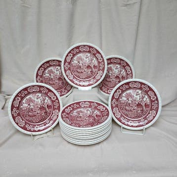 Villeroy & Boch - Mettlacher Kupferdruck-Unterglasurdekor, Antiek en Kunst