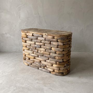 Sidetable Sem ovaal - 140 cm | World of Brosi, Huis en Inrichting, Ophalen of Verzenden, Nieuw