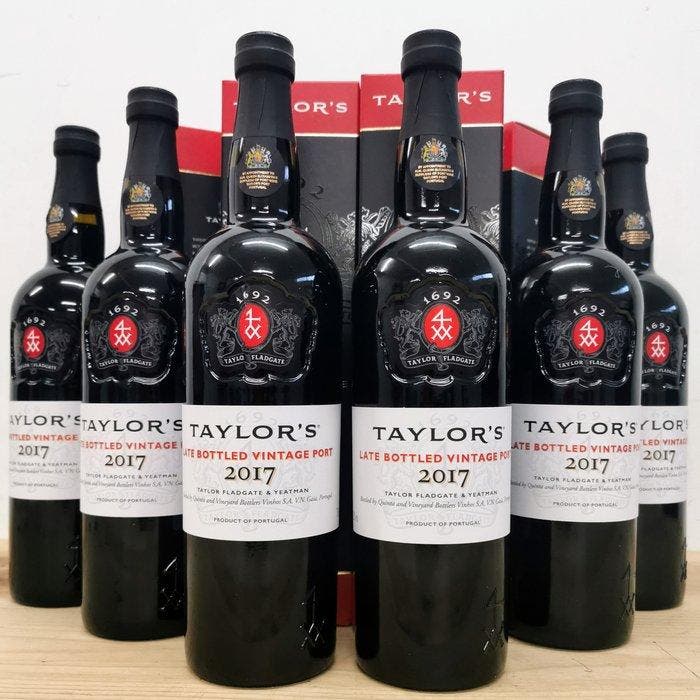 2017 Taylors - Late Bottled Vintage Port - Porto - 6, Verzamelen, Wijnen