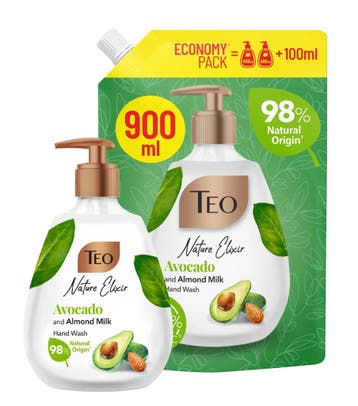 Natuurlijke set voor hand en lichaam creme zeep met Avocado, Nieuw