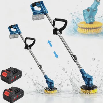 Draadloze Spin Scrubber: 800W Elektrische Schoonmaakborstel, Verzenden