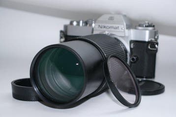 Nikon Nikomat EL 70-210mm 1:4 series E Analoge camera, Nieuw