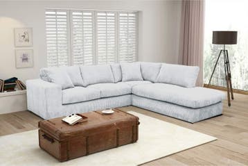 Hoekbank Lelystad - hoekbanken - Wit, Nieuw, 150 cm of meer, Stof, 200 tot 250 cm