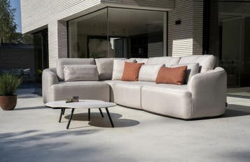 Flow Yavi L-loungebank Graumel chalk |, Ophalen of Verzenden, Nieuw