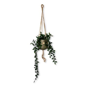 Plantenhanger Original Jute - Macramé - Handgemaakt in, Ophalen of Verzenden, Nieuw