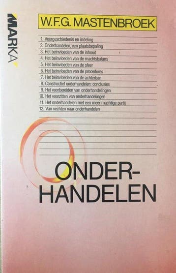 Onderhandelen - Mastenbroek, Verzenden, Gelezen