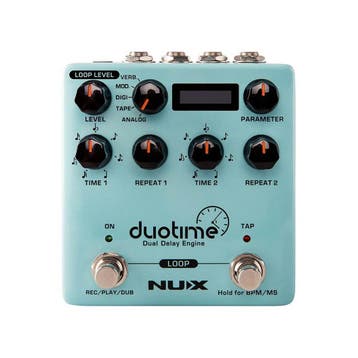 NUX NDD-6 effect pedaal dubbele delay motor DUO TIME, Muziek en Instrumenten, Effecten, Ophalen of Verzenden, Nieuw