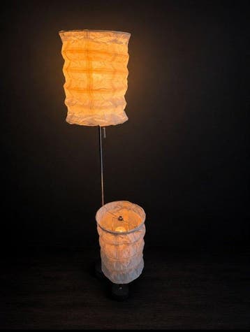 IKEA - Lamp (2) - met, Rijstpapier