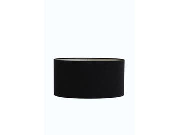 Light & Living VELOURS - Lampenkap - 58x24x27cm - Zwart, Verzenden, Nieuw