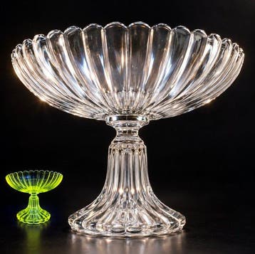 Val Saint Lambert - Vaas - Tafelstuk - glas/kristal -