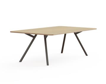Bridge vergadertafel 240 x 120 cm, ronde poten, Overige plaatsen, Ophalen of Verzenden, Nieuw in verpakking, Tafel