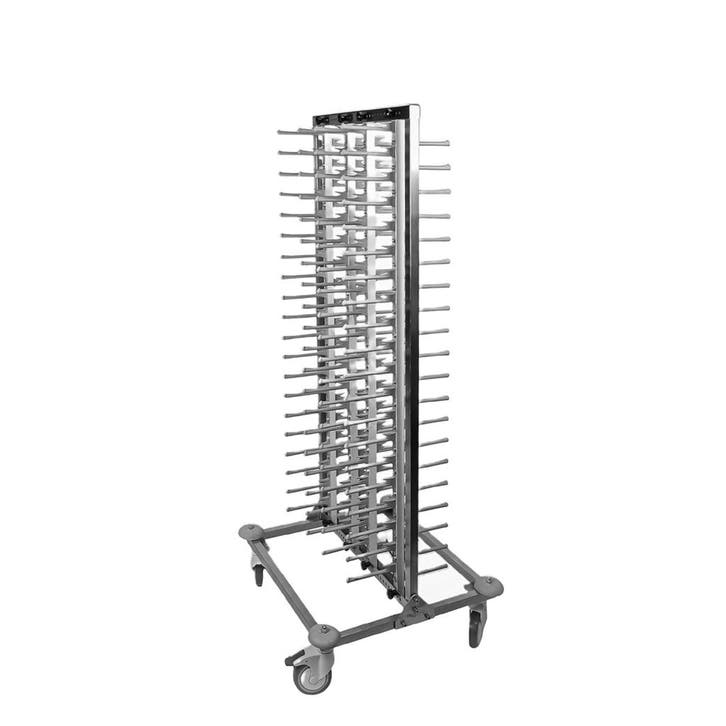 GGM Gastro | Bordenrek dubbel - tot 80 borden - Ø16-32cm - |, Huis en Inrichting, Keuken | Servies, Effen, Nieuw, Bord(en), Verzenden