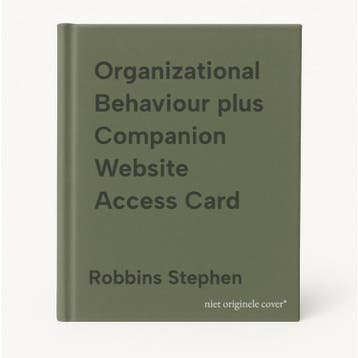 Organizational Behaviour plus Companion Website Access Card, Verzenden, Gelezen, Robbins Stephen