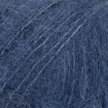 DROPS Brushed Alpaca Silk Uni Colour - 39 marineblauw - Wo, Ophalen of Verzenden, Nieuw