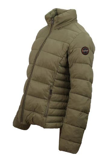 Napapijri Jas in maat L Groen, Kleding | Dames, Jassen | Winter, Napapijri, Verzenden, Zo goed als nieuw, Groen