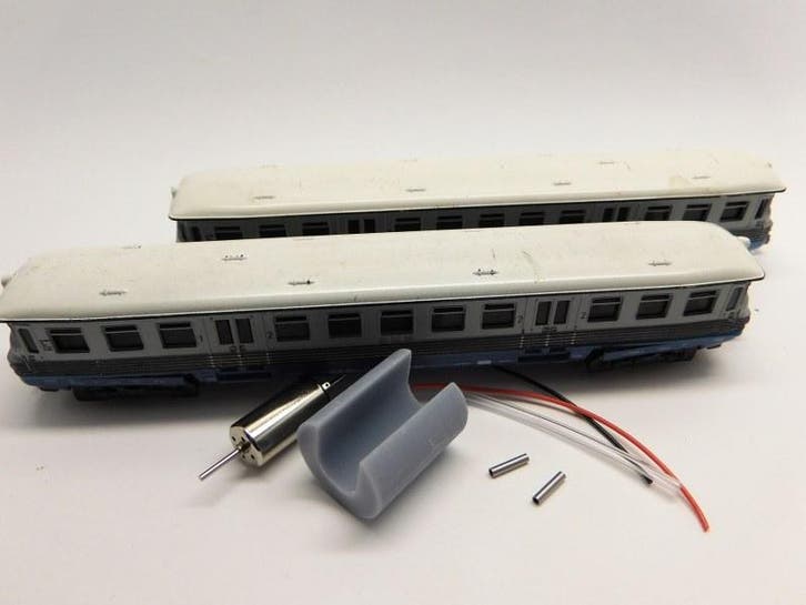 micromotor NP004G motor ombouwset voor Piko VT 4.12, Hobby en Vrije tijd, Modeltreinen | N-Spoor, Gelijkstroom, Overige typen