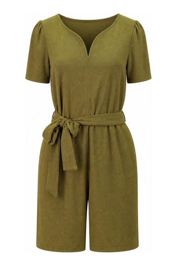 Anytime Jumpsuit in maat 36 Groen, Anytime, Verzenden, Zo goed als nieuw, Groen