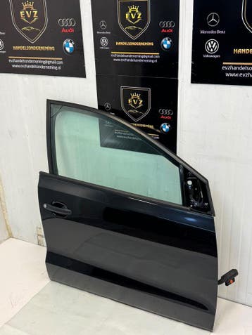 Portier 4-deurs rechts voor VW Polo 6R bj.2012 zwart/L041, Auto-onderdelen, Gebruikt, Voor, Volkswagen, Deur