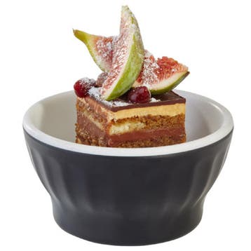 GGM Gastro | (12 stuks) Kom - HALFTONE - Melamine - 0,1L - |, Verzenden