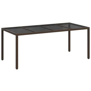 Terrastafel poly rattan - Extra voordelig - 65% korting, Tuin en Terras, Ophalen of Verzenden, Gebruikt, Rechthoekig, Wicker