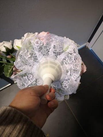 Bridycover met kant Bridy Lady 1 bruidsboeket, Ophalen of Verzenden, Nieuw