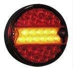 LED Achterlicht Rond 140mm 24v Plat met Weerstand, Ophalen of Verzenden, Nieuw