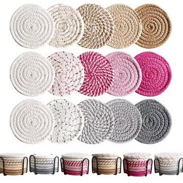Onderzetters Set van 8 – Absorberende Drankonderzetters, Verzenden, Nieuw