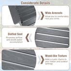 LIVSK Weerbestendige Tuinstoel - HDPE Materiaal - Hoge Rugle, Verzenden, Nieuw