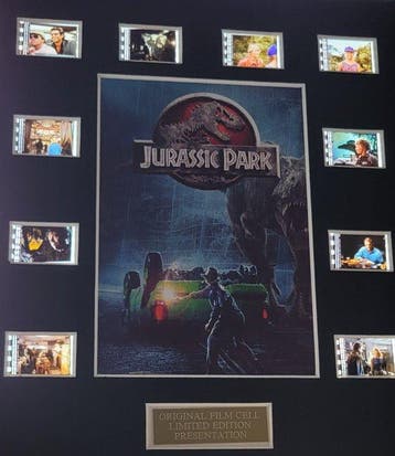 Jurassic Park - Framed Film Cell Display with COA, Nieuw