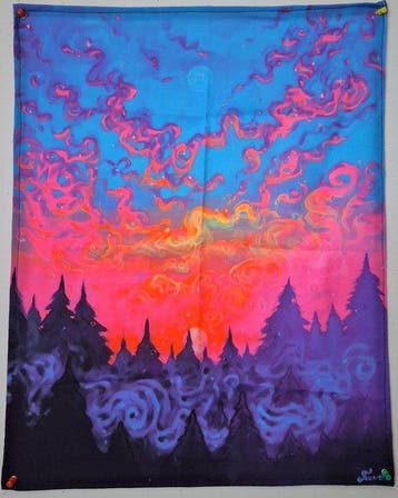 Tauritari Tauritari - Wandtapijt - 65 cm - 50 cm -, Antiek en Kunst